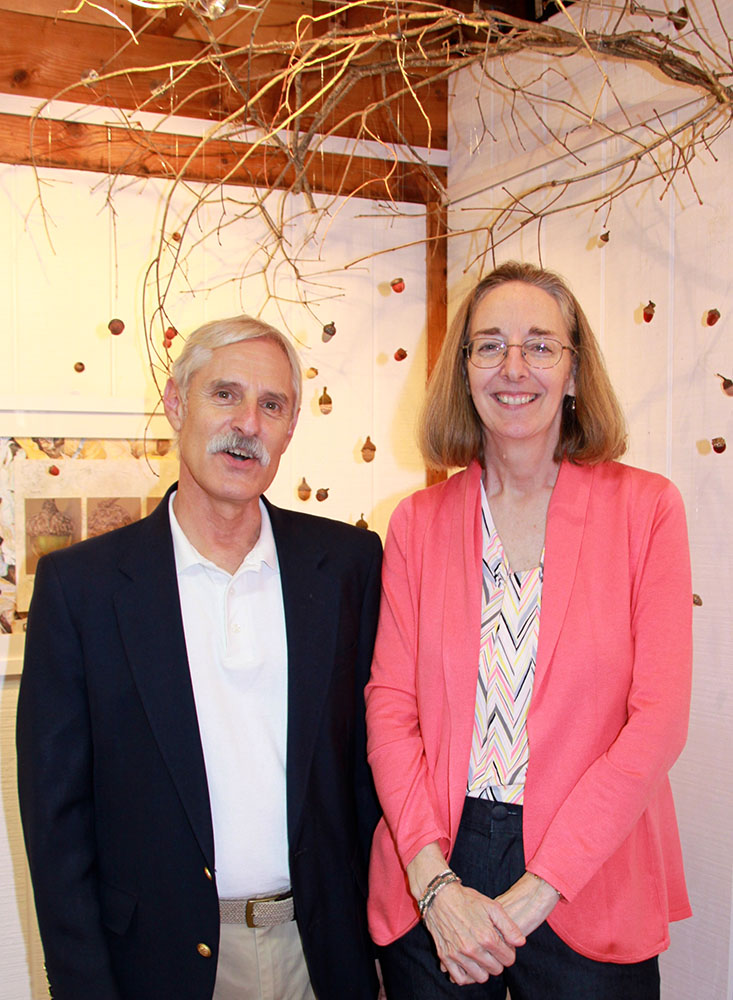 Richard Young & Leslie Barham have a stunning exhibition in the Confluent Gallery at River District Arts in Sperryville